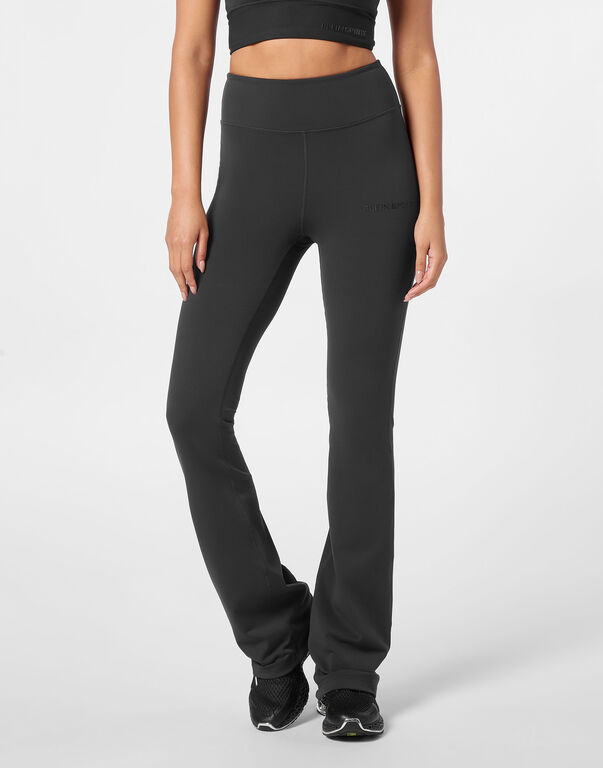 Plein Sport Flare Jogging Leggings Black