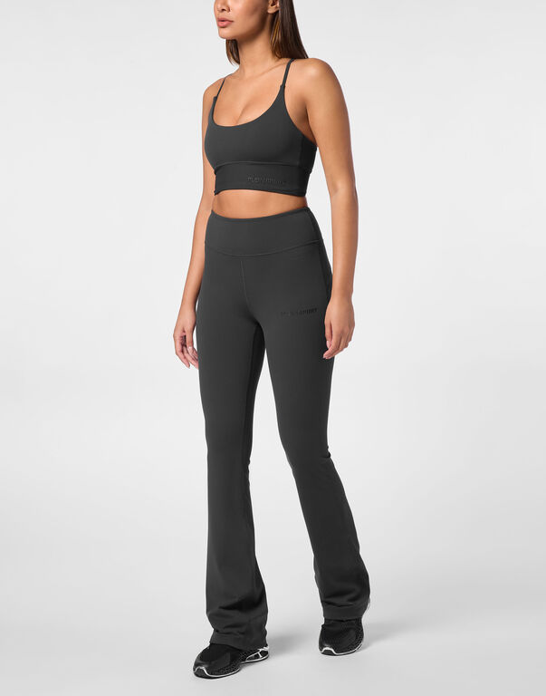 Plein Sport Flare Jogging Leggings Black