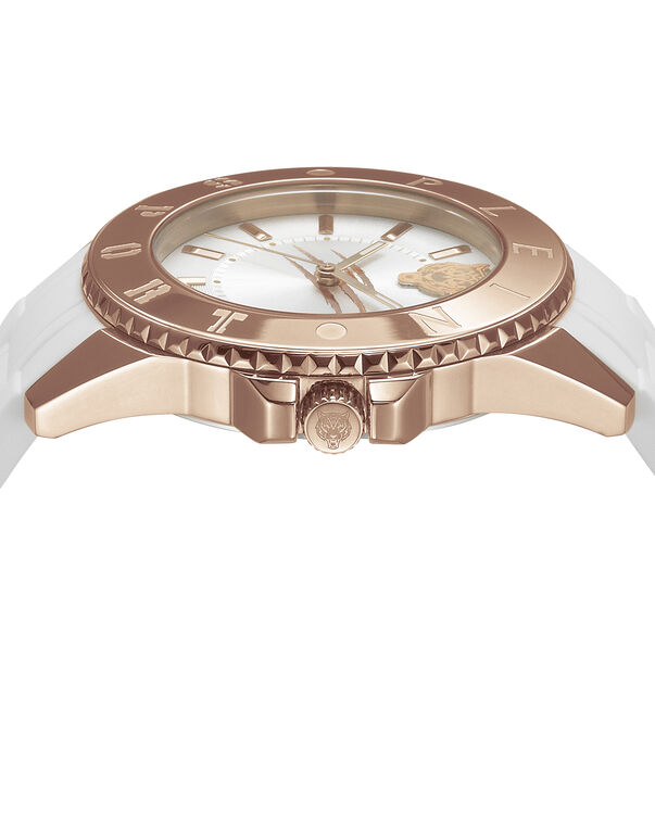 Plein Sport GLAM Woman Watch White/golden Rose