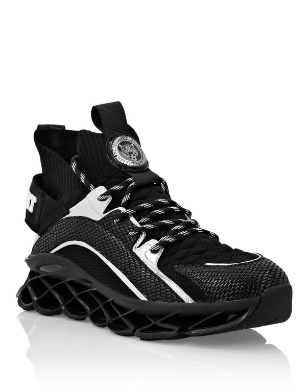 plein sport Hi-Top Runner Tiger black