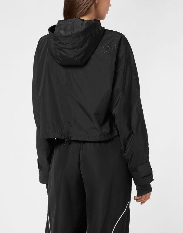 Plein Sport Hooded Active Jacket LS Scratch Black