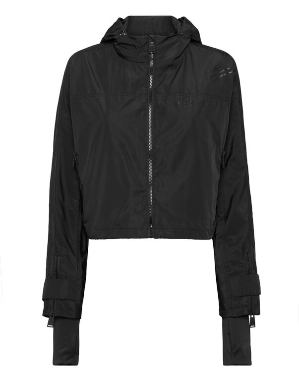 plein sport Hooded Active Jacket LS Scratch black