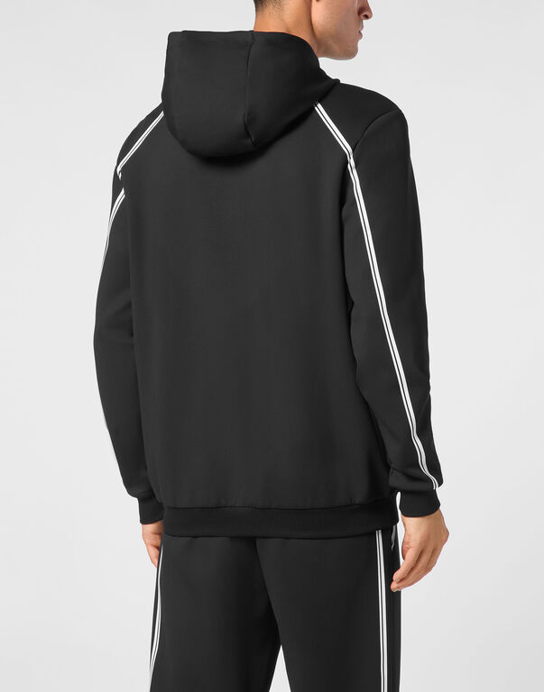 Plein Sport Hoodie Sweatjacket Black