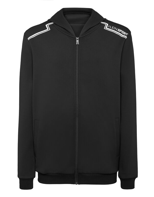 plein sport Hoodie Sweatjacket black