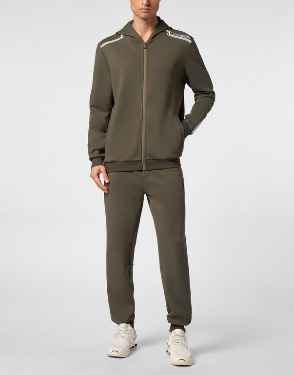 Plein Sport Hoodie Sweatjacket Military