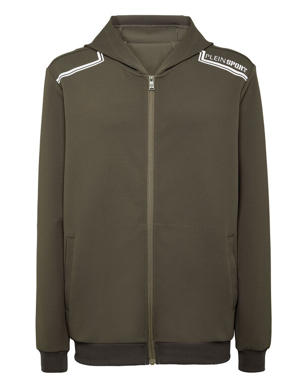 plein sport Hoodie Sweatjacket Military