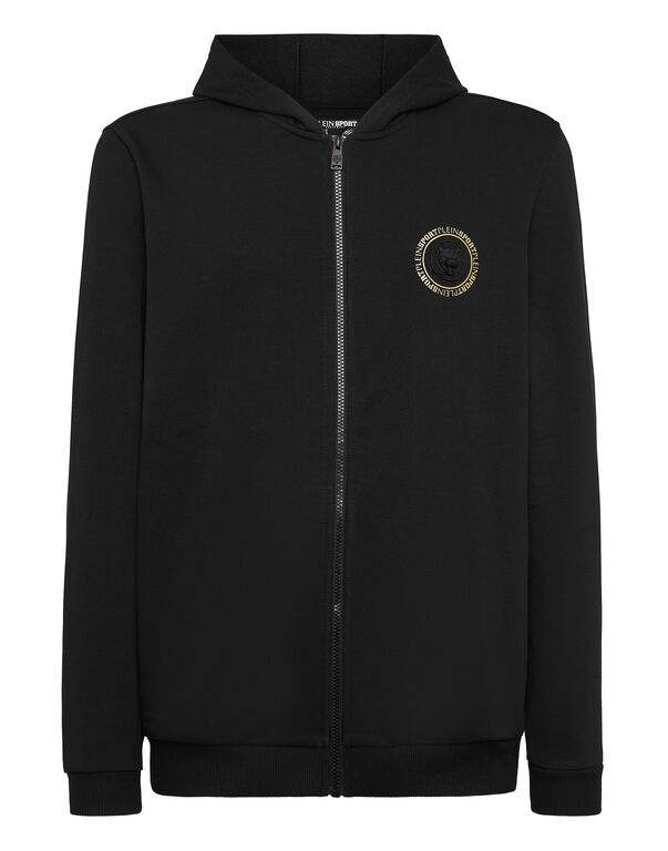 plein sport Hoodie Sweatjacket Tiger black
