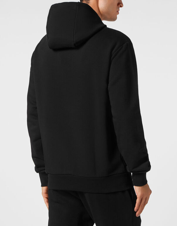Plein Sport Hoodie Sweatshirt Black / Black