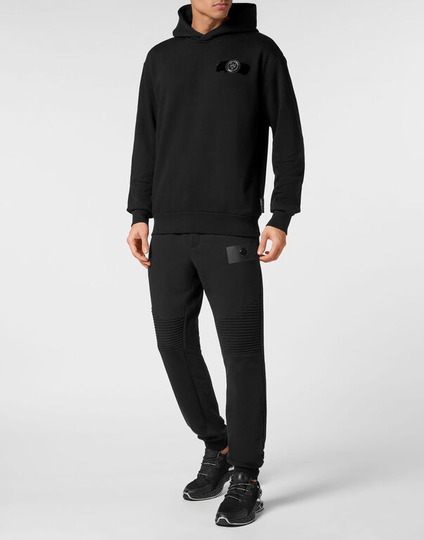Plein Sport Hoodie Sweatshirt Black / Black