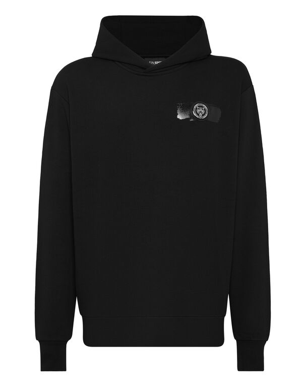 plein sport Hoodie sweatshirt black / black