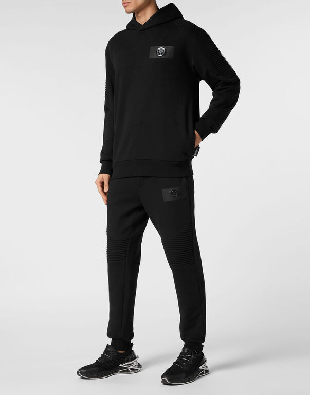 Plein Sport Hoodie Sweatshirt Black / Black