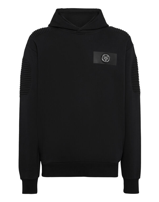plein sport Hoodie sweatshirt black / black