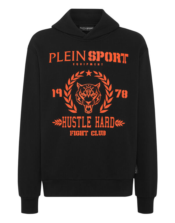 plein sport Hoodie sweatshirt black / orange
