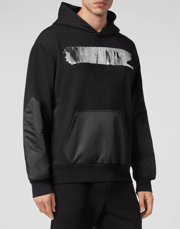 Plein Sport Hoodie Sweatshirt Black/silver