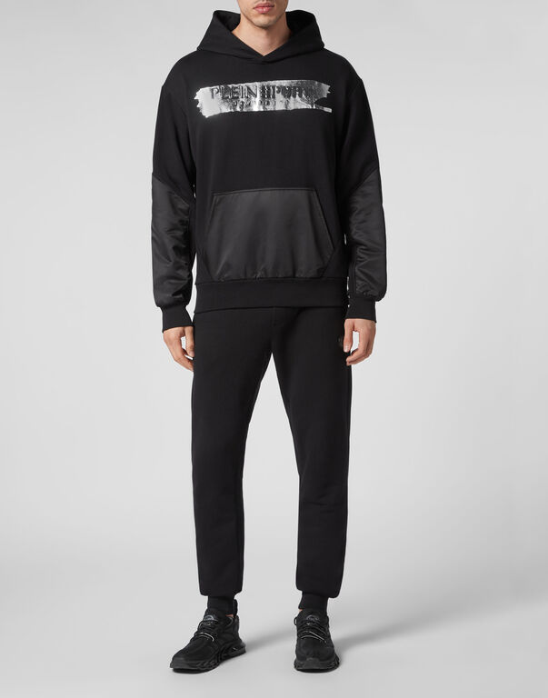 Plein Sport Hoodie Sweatshirt Black/silver