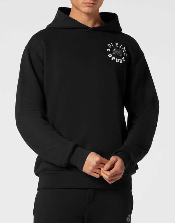 Plein Sport Hoodie Sweatshirt Black / White