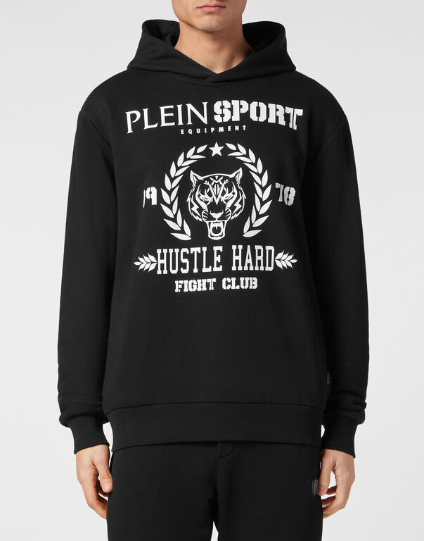 Plein Sport Hoodie Sweatshirt Black / White