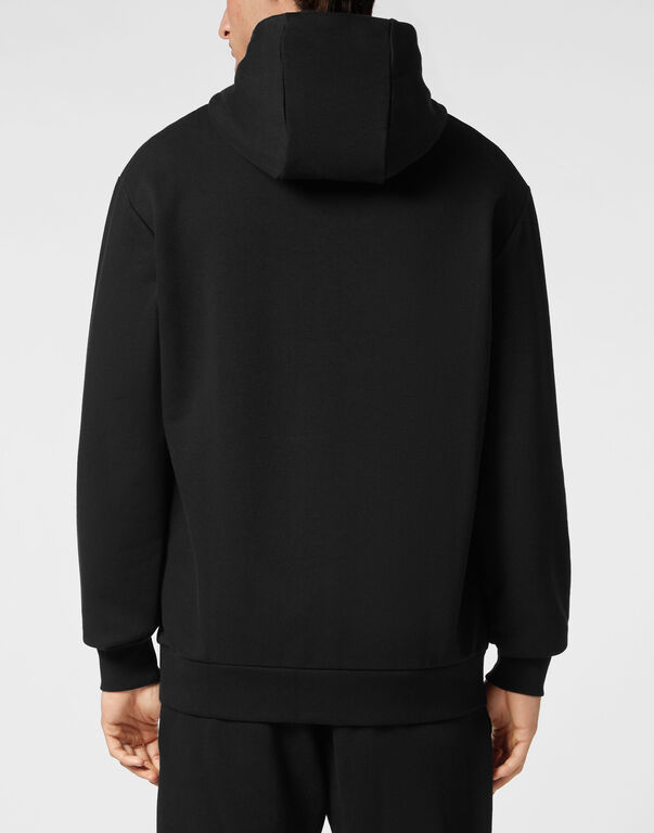 Plein Sport Hoodie Sweatshirt Black / White