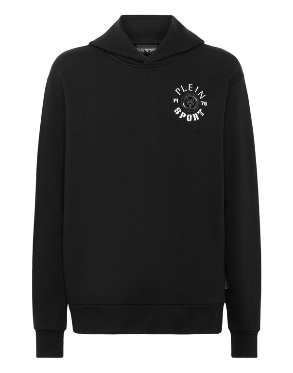 plein sport Hoodie sweatshirt black / white