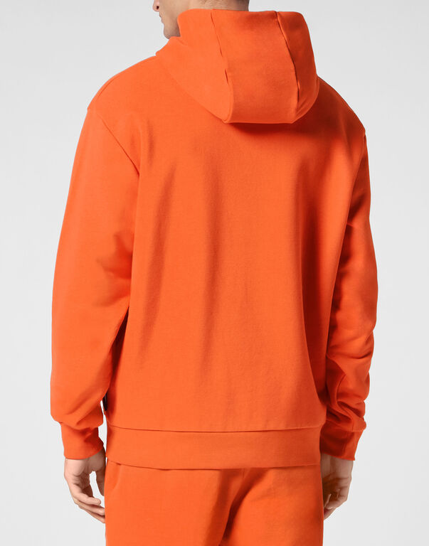 Plein Sport Hoodie Sweatshirt Carbon Tiger Orange