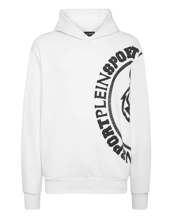plein sport Hoodie Sweatshirt Carbon Tiger white