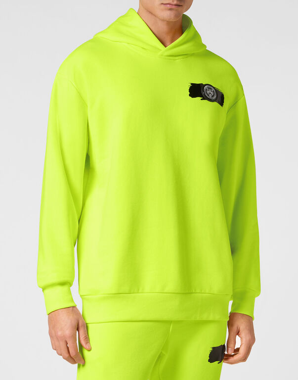 Plein Sport Hoodie Sweatshirt Green Fluo