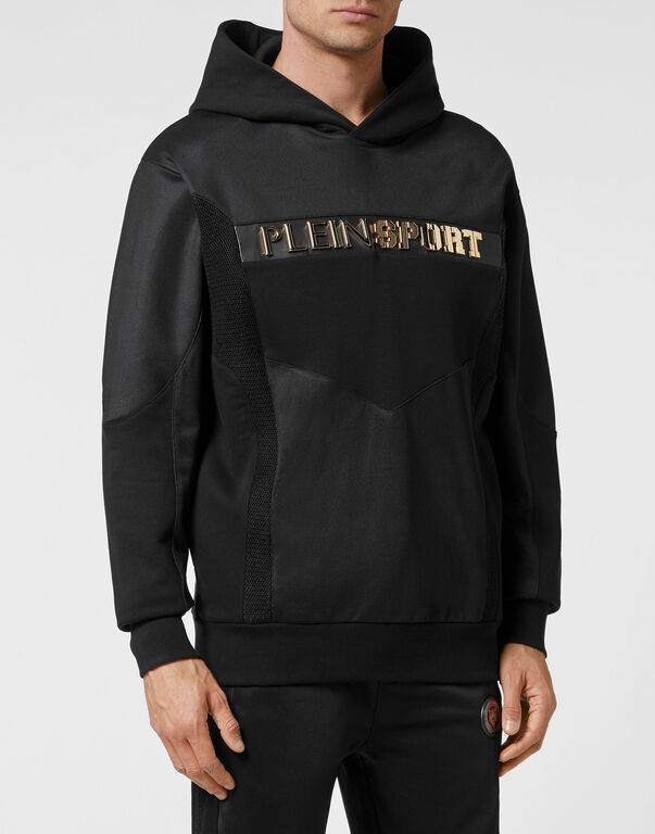 Plein Sport Hoodie Sweatshirt Statement Black / Gold