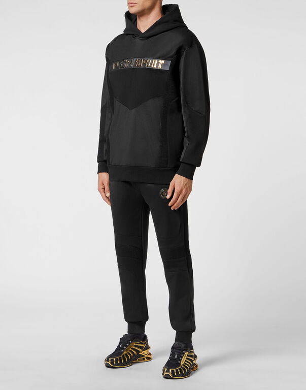 Plein Sport Hoodie Sweatshirt Statement Black / Gold