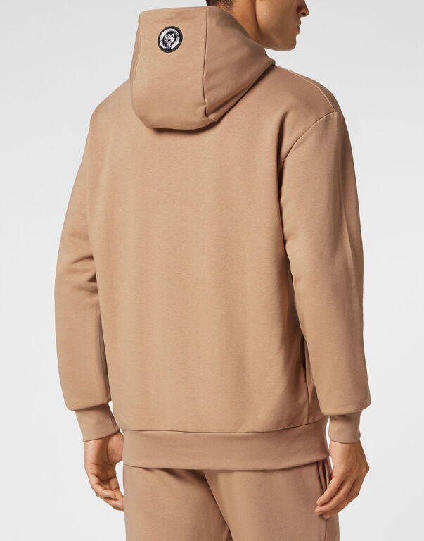 Plein Sport Hoodie Sweatshirt Tiger Beige