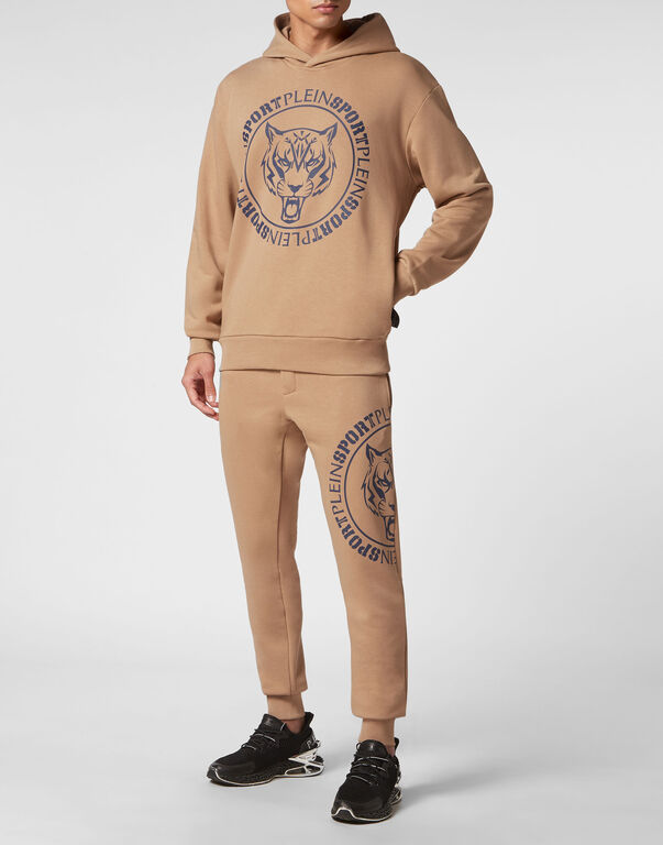 Plein Sport Hoodie Sweatshirt Tiger Beige