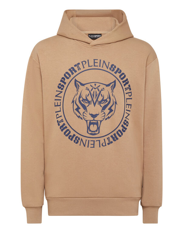 plein sport Hoodie Sweatshirt Tiger beige