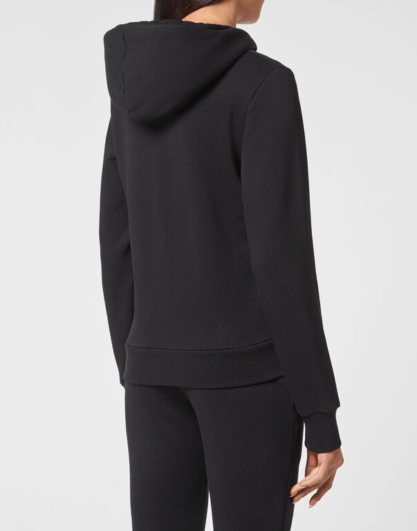 Plein Sport Hoodie Sweatshirt Tiger Black