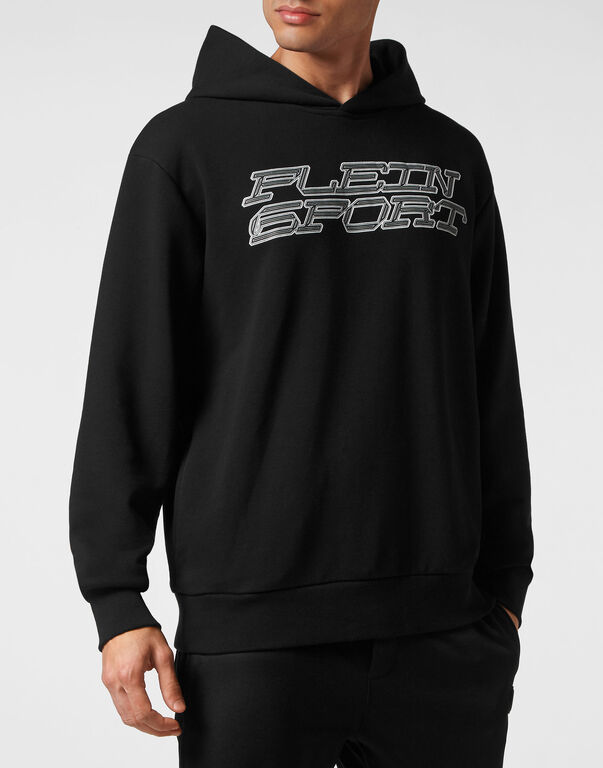 Plein Sport Hoodie Sweatshirt Tiger Black