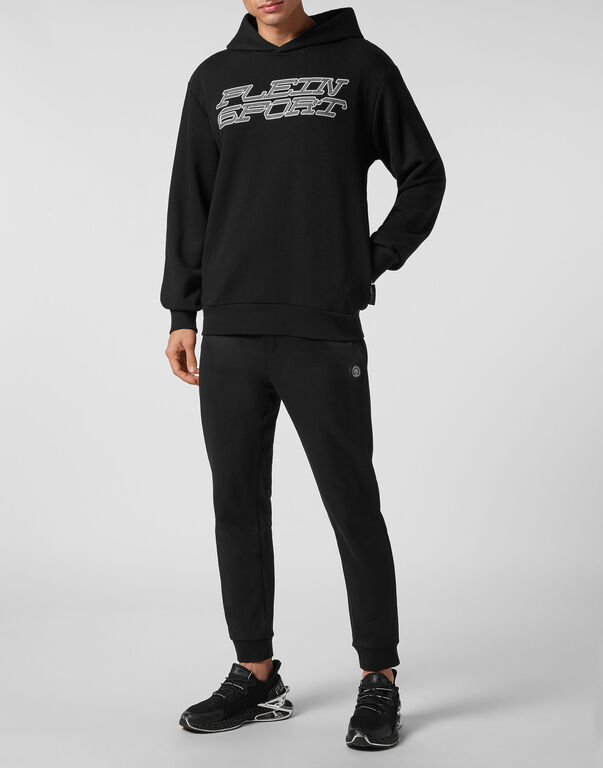 Plein Sport Hoodie Sweatshirt Tiger Black