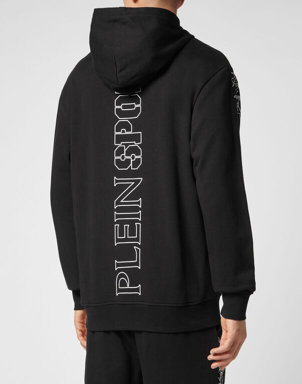 Plein Sport Hoodie Sweatshirt Tiger Black
