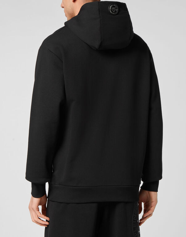 Plein Sport Hoodie Sweatshirt Tiger Black / Black