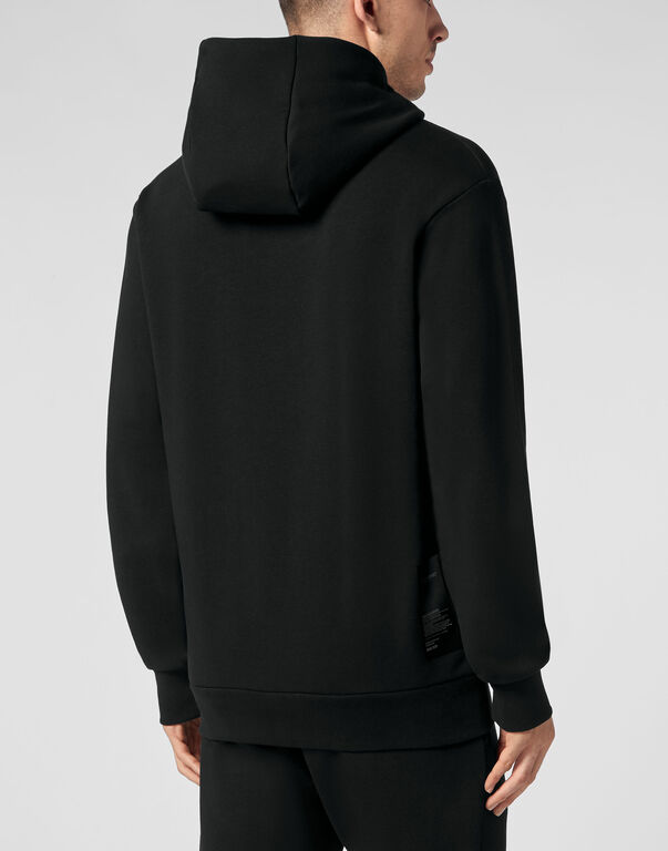 Plein Sport Hoodie Sweatshirt Tiger Black / Black