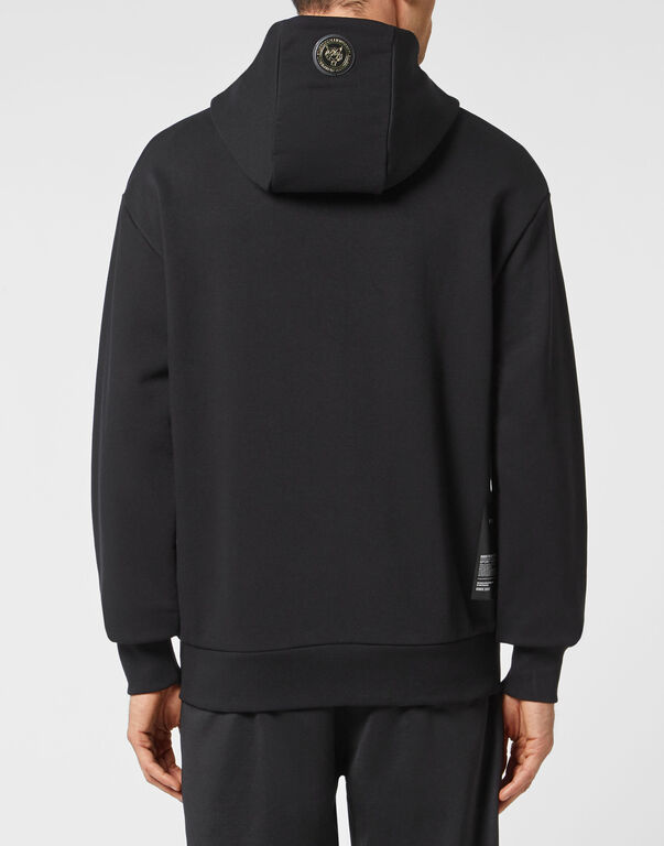 Plein Sport Hoodie Sweatshirt Tiger Black / Gold