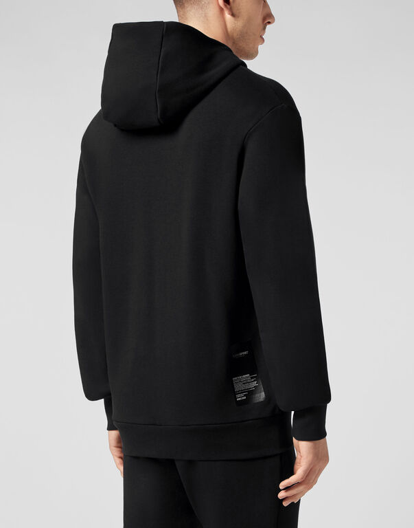 Plein Sport Hoodie Sweatshirt Tiger Black / White