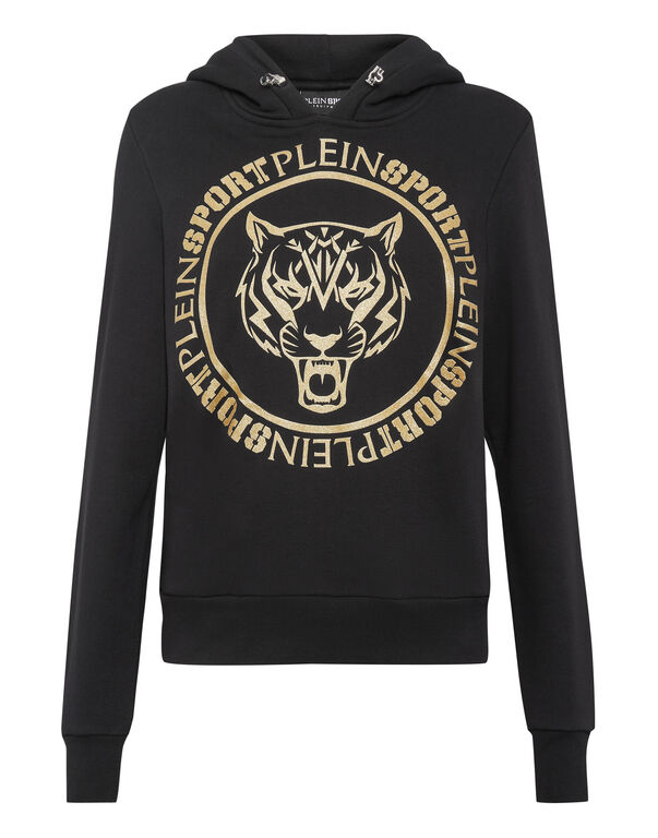 plein sport Hoodie Sweatshirt Tiger black
