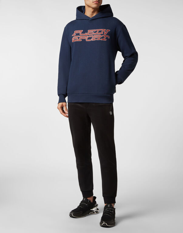 Plein Sport Hoodie Sweatshirt Tiger Dark Blue