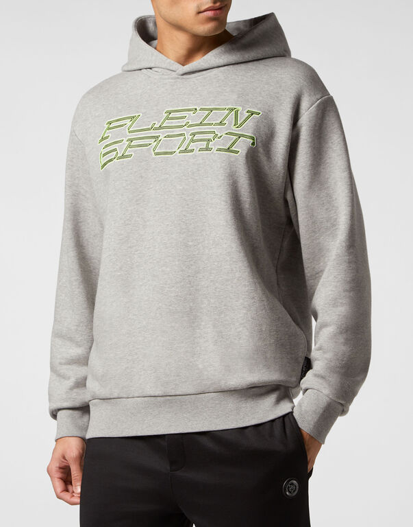 Plein Sport Hoodie Sweatshirt Tiger Grey