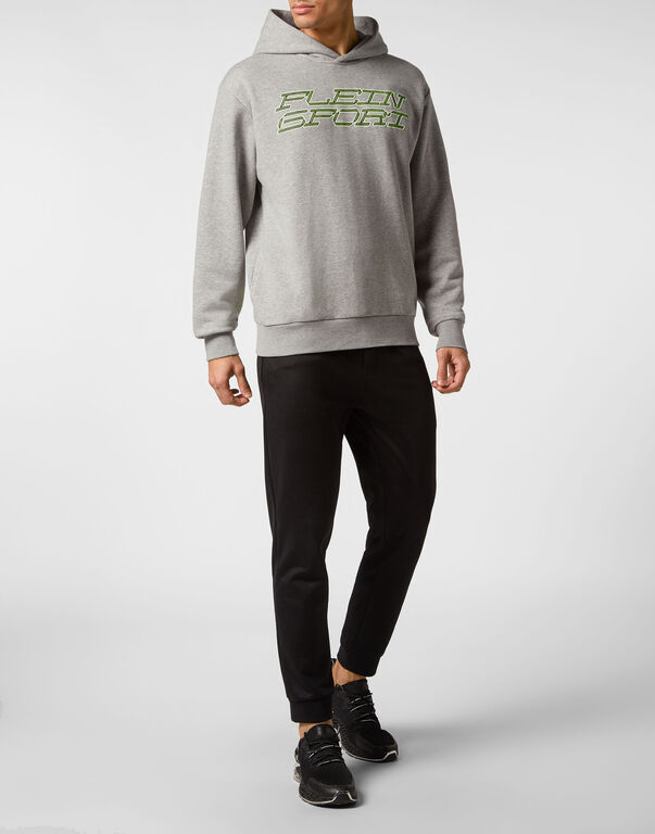 Plein Sport Hoodie Sweatshirt Tiger Grey