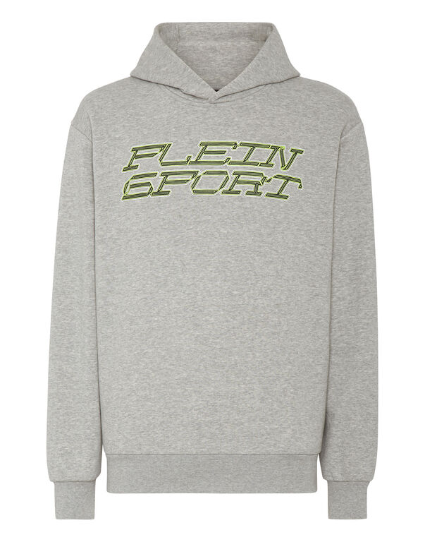 plein sport Hoodie Sweatshirt Tiger grey