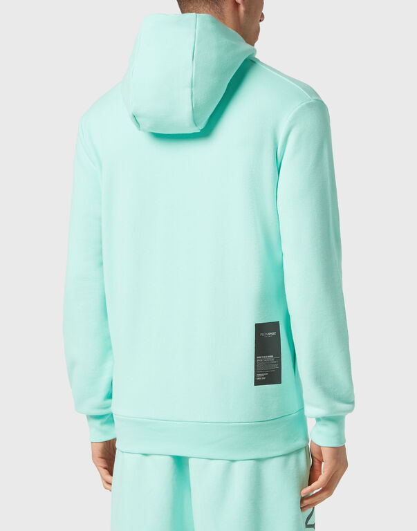 Plein Sport Hoodie Sweatshirt Tiger Mint Green