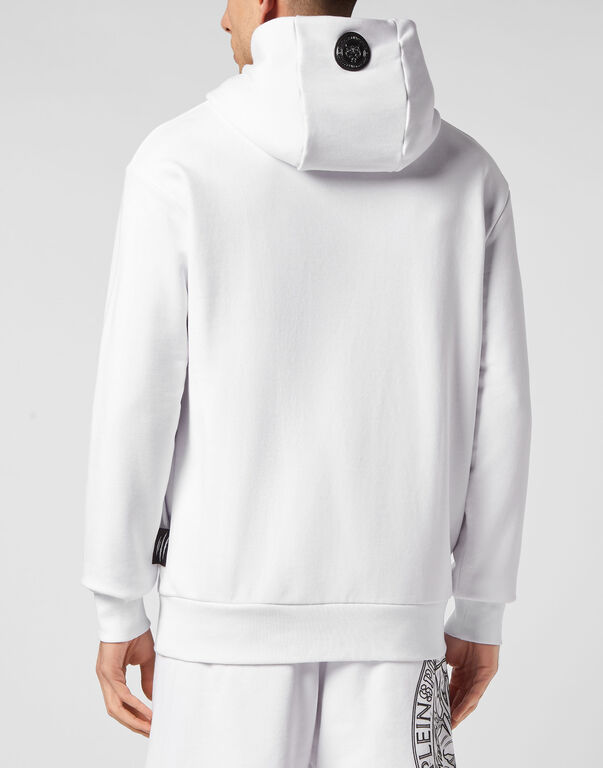 Plein Sport Hoodie Sweatshirt Tiger White / Black