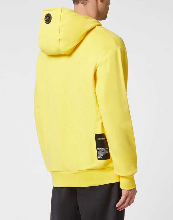 Plein Sport Hoodie Sweatshirt Tiger Yellow