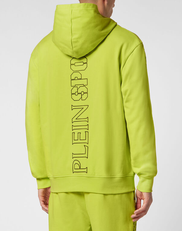 Plein Sport Hoodie Sweatshirt Tiger Yellow Fluo