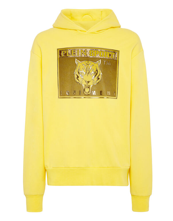 plein sport Hoodie sweatshirt Tiger yellow