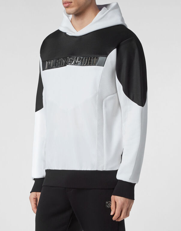 Plein Sport Hoodie Sweatshirt White / Black